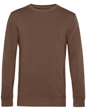 Organic Crew Neck Sweat Kleur_W Mocha