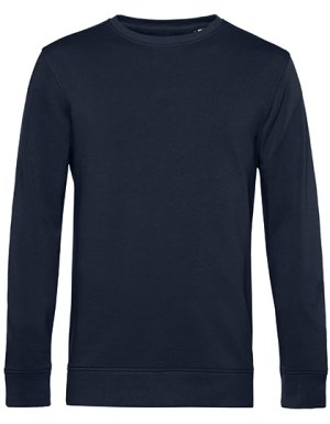 Organic Crew Neck Sweat Kleur_W Navy Blue