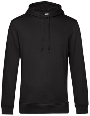 Organic Hooded Sweat Kleur_W Black Pure