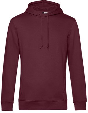 Organic Hooded Sweat Kleur_W Burgundy