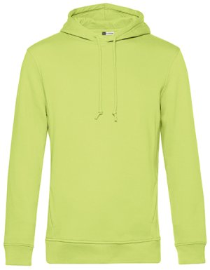 Organic Hooded Sweat Kleur_W Lime
