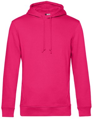 Organic Hooded Sweat Kleur_W Magenta Pink