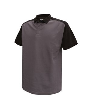 images/productimages/small/cesar_two-tone-polo-shirt_cement-grey-black_front.jpg