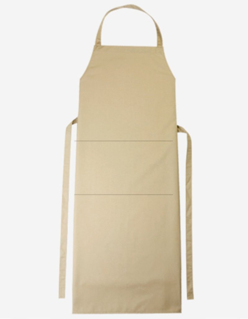 Voorbindschort Bib Apron Verona Classic Bag 90 x 75 cm Kleuren khaki