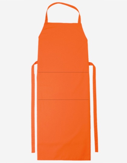 Voorbindschort Bib Apron Verona Classic Bag 90 x 75 cm Kleuren pumpkin