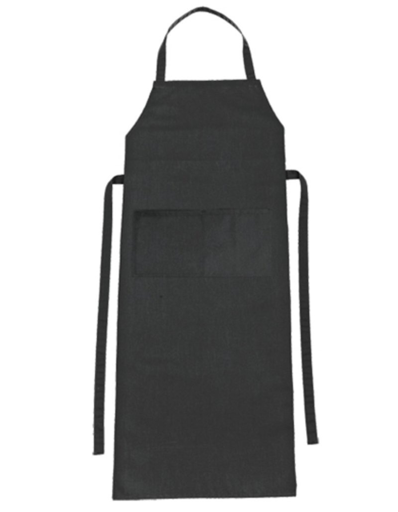 Voorbindschort Bib Apron Verona Classic Bag 90 x 75 cm Kleuren raven
