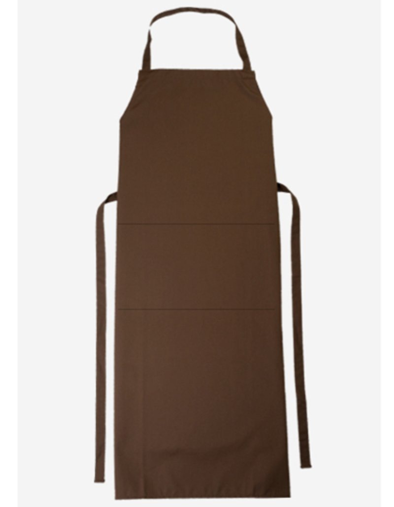 Voorbindschort Bib Apron Verona Classic Bag 90 x 75 cm Kleuren toffee