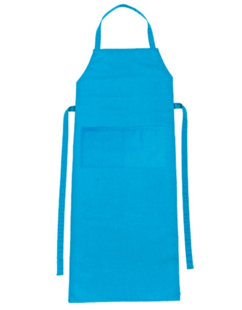 Voorbindschort Bib Apron Verona Classic Bag 90 x 75 cm Kleuren turquoise