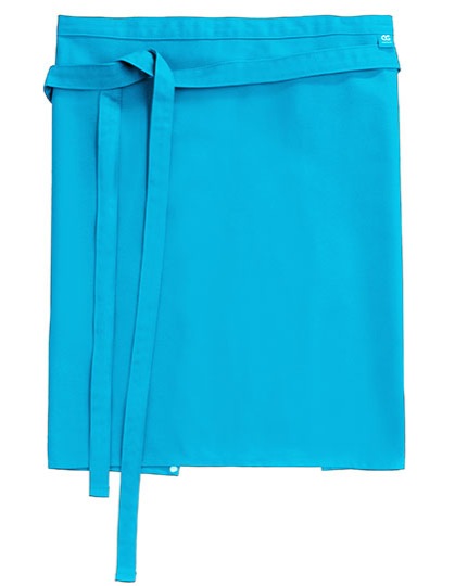 Bistro Apron Roma 50 x 78 cm Kleuren turquoise