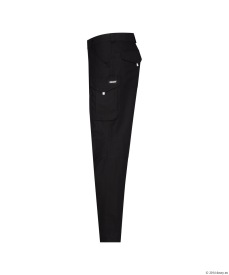 Aalto Werkbroek canvas kat/pol 2-way stretch Kleuren zwart