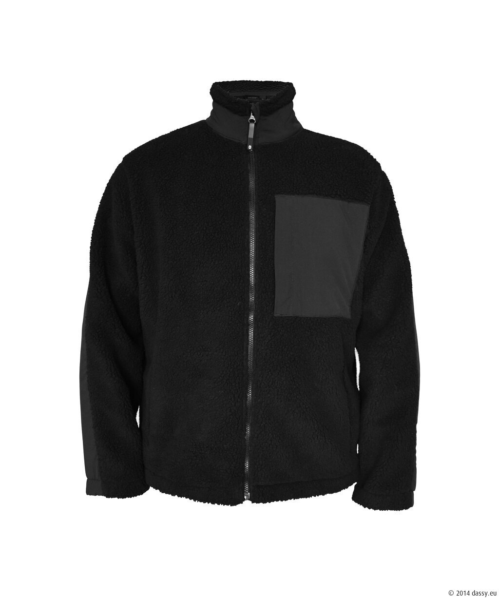 HAVEN Pile jacket Kleuren zwart