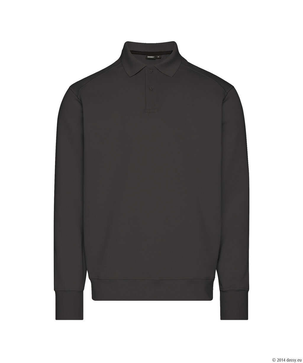 LUCID Polosweater Kleuren antracietgrijs