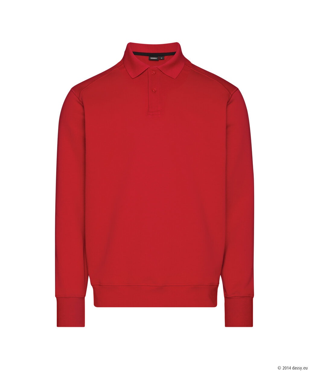 LUCID Polosweater Kleuren rood