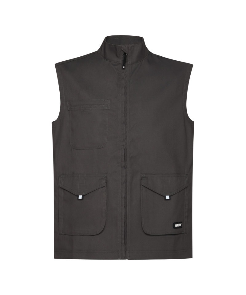 Ellis Mouwloze werkvest Kleuren antracietgrijs