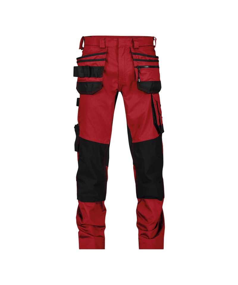 Flux Next Holsterzakkenbroek met stretch en knieza Kleur_Afbeeldingen ROOD/ZWART