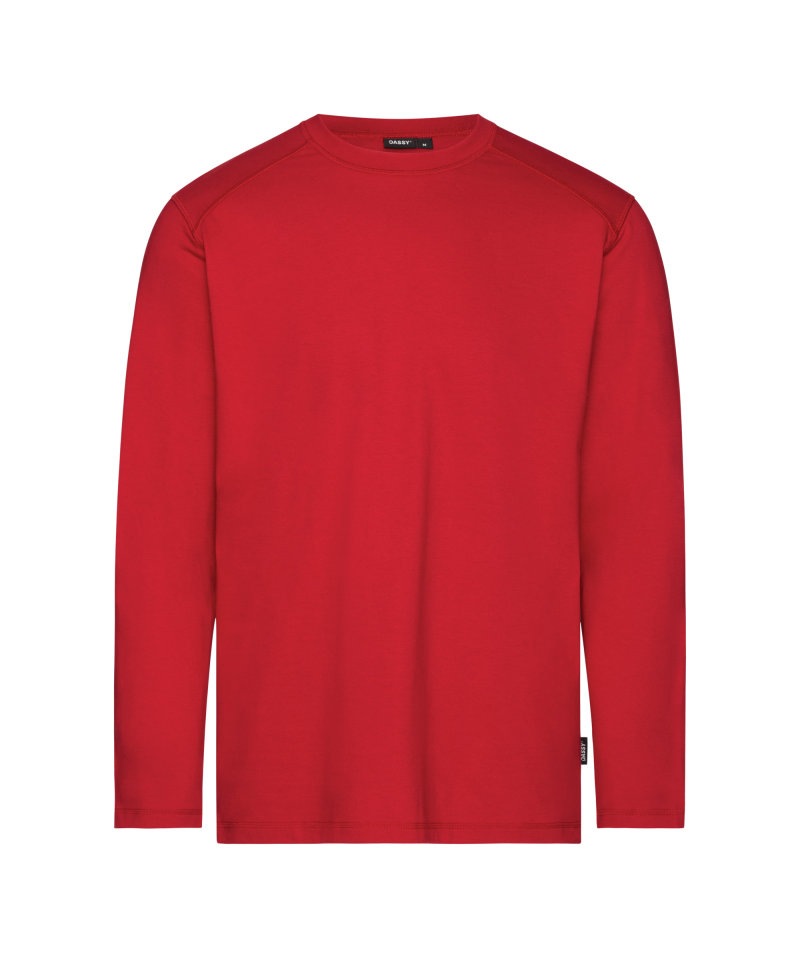 FUND T-shirt met lange mouwen Kleuren rood