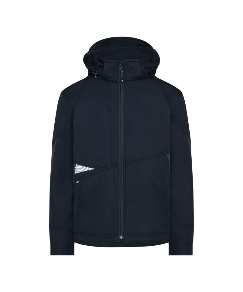 Gravity Next Softshelljas Kleur_Afbeeldingen NACHTBLAUW/ANTRACIETGRIJS