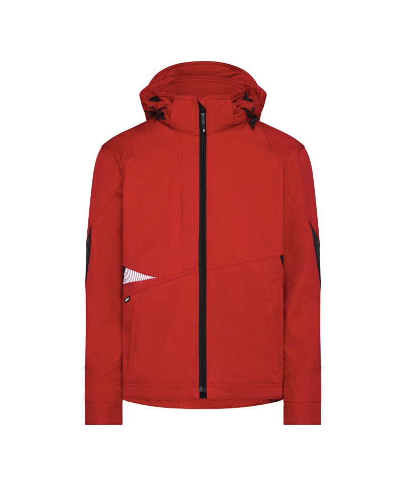 Gravity Next Softshelljas Kleur_Afbeeldingen ROOD/ZWART