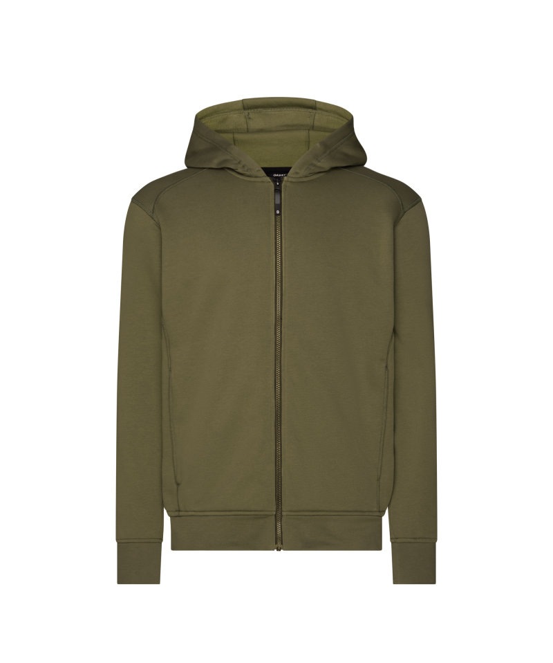 GRID Hoodie Kleuren kakigroen