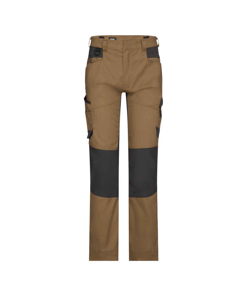 Helix Next Werkbroek met stretch Kleur_Afbeeldingen LEEMBRUIN/ANTRACIETGRIJS