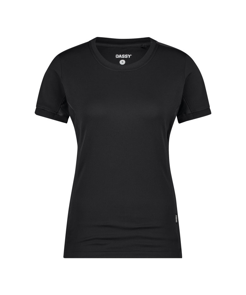 Nexus Next Women T-shirt voor dames sneldrogend polyester Kleur_Afbeeldingen ZWART