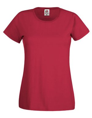 Ladies Original T Kleur_W Brick Red