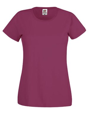 Ladies Original T Kleur_W Burgundy