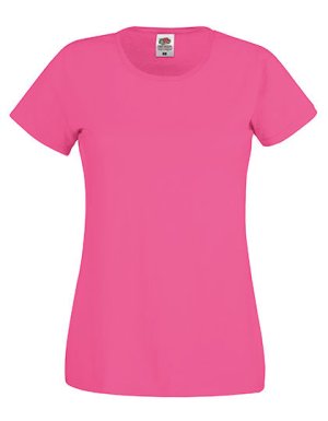 Ladies Original T Kleur_W Fuchsia