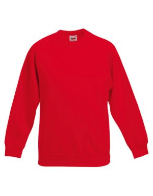 Premium Raglan Sweat Kids Kleur_W Red