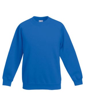 Premium Raglan Sweat Kids Kleur_W Royal Blue
