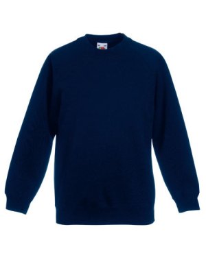 Classic Raglan Sweat Kids Kleur_W Deep Navy