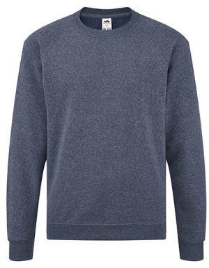 Classic Raglan Sweat Kids Kleur_W Heather Navy