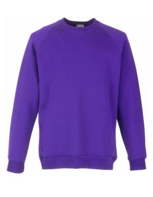 Classic Raglan Sweat Kids Kleur_W Purple