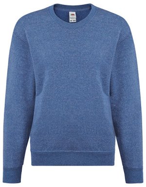 Classic Set-In Sweater Kids Kleur_W Heather Royal