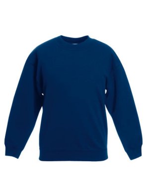 Classic Set-In Sweater Kids Kleur_W Navy