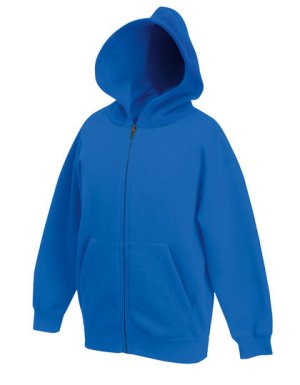 Classic Hooded Sweat Jacket Kids Kleur_W Royal Blue