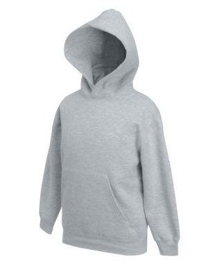 Premium Hooded Sweat Kids Kleur_W Heather Grey