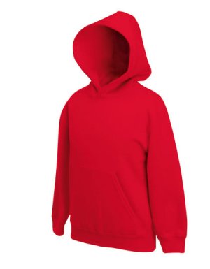 Premium Hooded Sweat Kids Kleur_W Red
