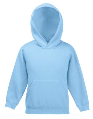 Premium Hooded Sweat Kids Kleur_W Sky Blue