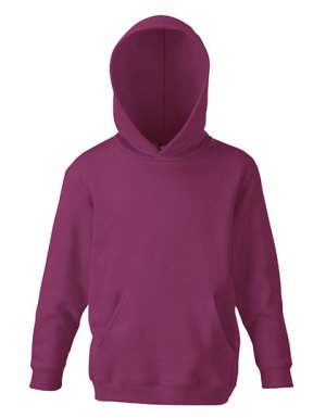 Classic Hooded Sweat Kids Kleur_W Burgundy
