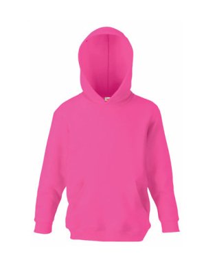 Classic Hooded Sweat Kids Kleur_W Fuchsia