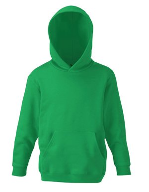 Classic Hooded Sweat Kids Kleur_W Kelly Green