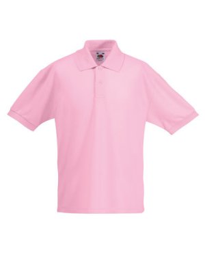 65/35 Kids polo Kleur_W Light Pink