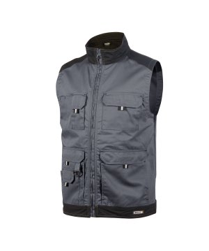 images/productimages/small/faro_two-tone-sleeveless-work-jacket_cement-grey-black_front.jpg