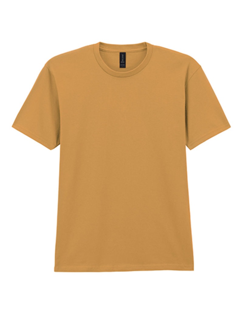 Softstyle Midweight Adult T-Shirt Kleuren mustard