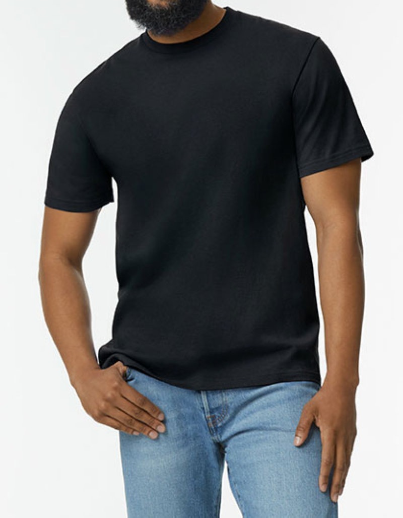 Softstyle Midweight Adult T-Shirt Kleuren pitch black