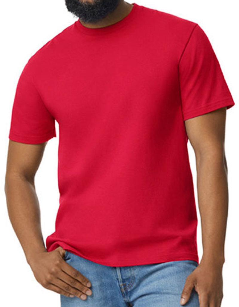 Softstyle Midweight Adult T-Shirt Kleuren red