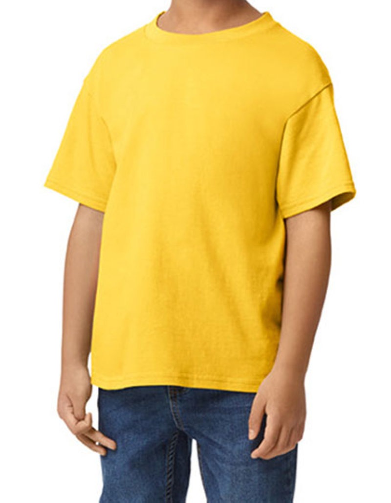 Softstyle Midweight Youth T-Shirt Kleuren daisy