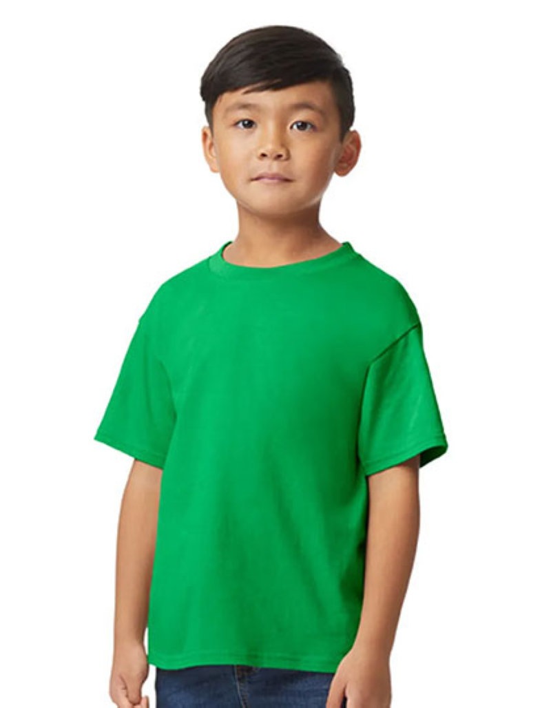 Softstyle Midweight Youth T-Shirt Kleuren irish green