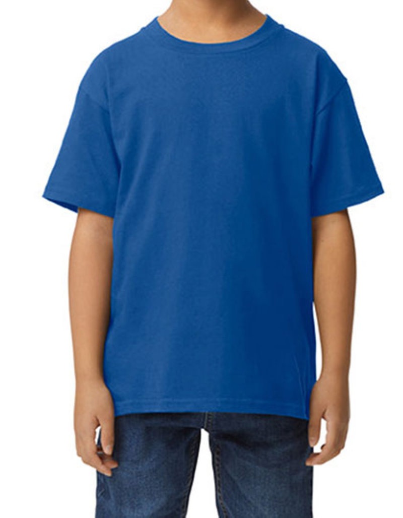 Softstyle Midweight Youth T-Shirt Kleuren royal